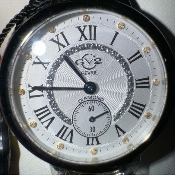 GEVRIL Diamond Swiss Quartz Watch with sapphire crystal - Picture 3 of 6